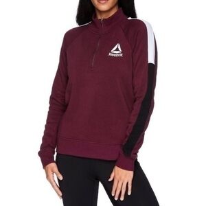 NWT. REEBOK Women’s Half Zip Sweatshirt